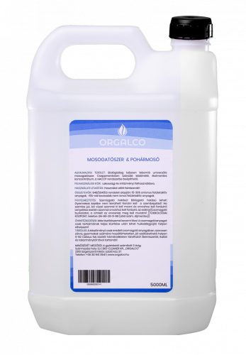 Orgalco Mosogatószer és Pohármosó 5 liter