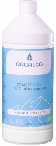 Orgalco Toalett olaj, tisztító és légfrissítő Alpoki szellő illatú 1 literes