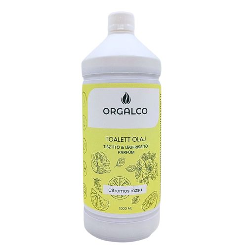 Orgalco Toalett olaj tisztító és légfrissítő parfüm Citromos rózsa 1 liter
