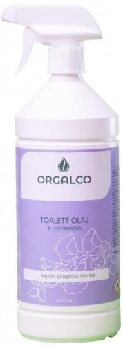 Orgalco Toalett olaj és légfrissítő Japán lilaakác illatú 1 literes szórófejes