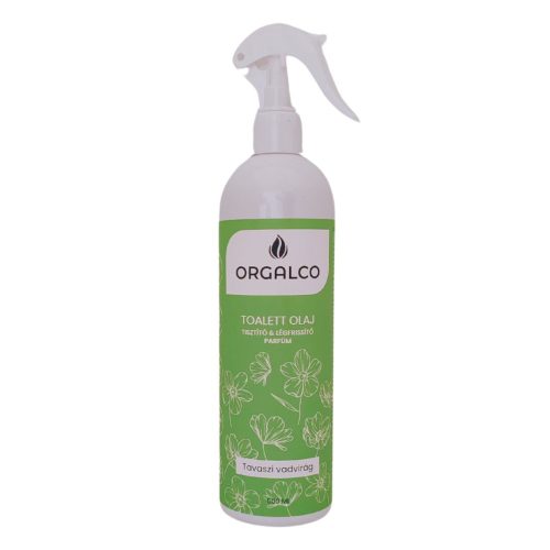 Orgalco Toalett olaj tisztító és légfrissítő parfüm Tavaszi vadvirág 0,5 liter szórófejes
